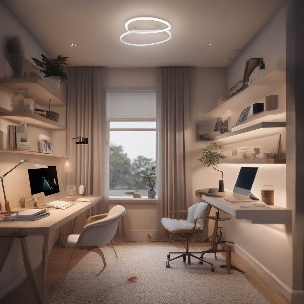 Smart Home Office Workspace