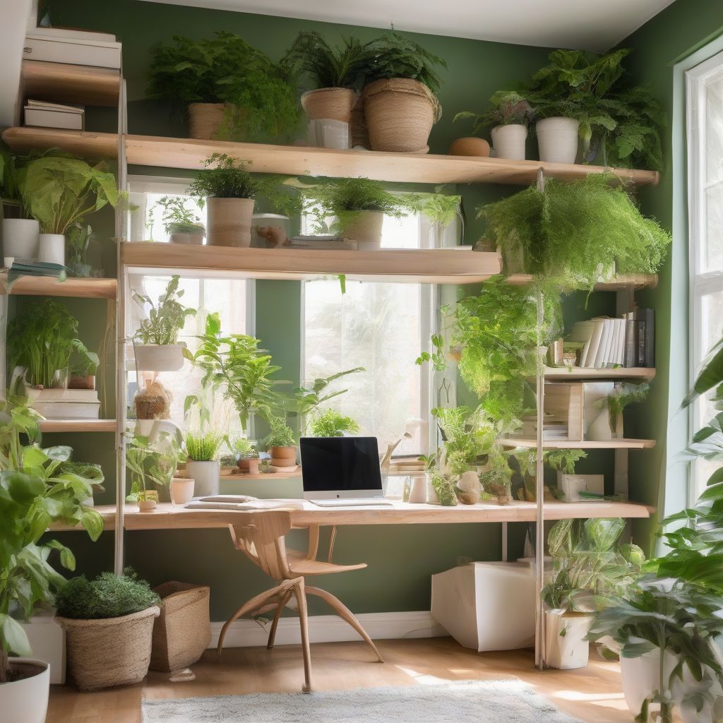 Workspace with Plants